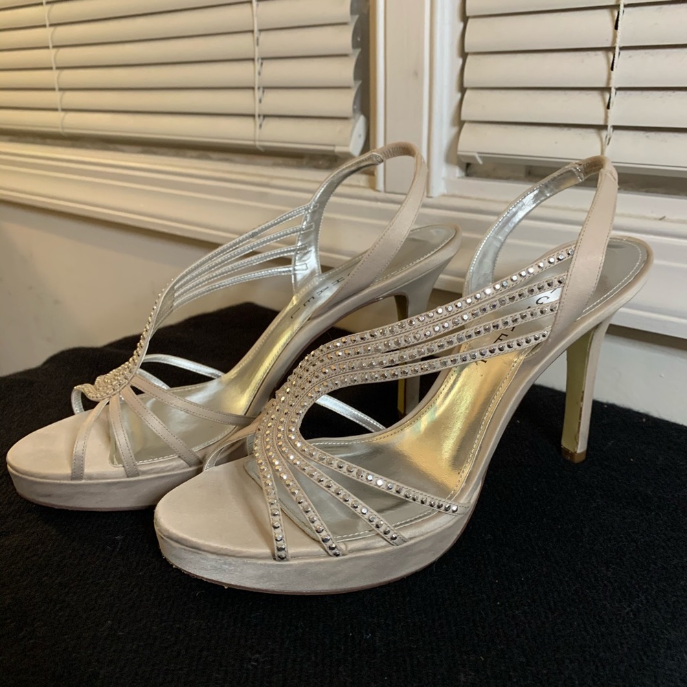 Michael Shannon Satin Heel Size 8.5